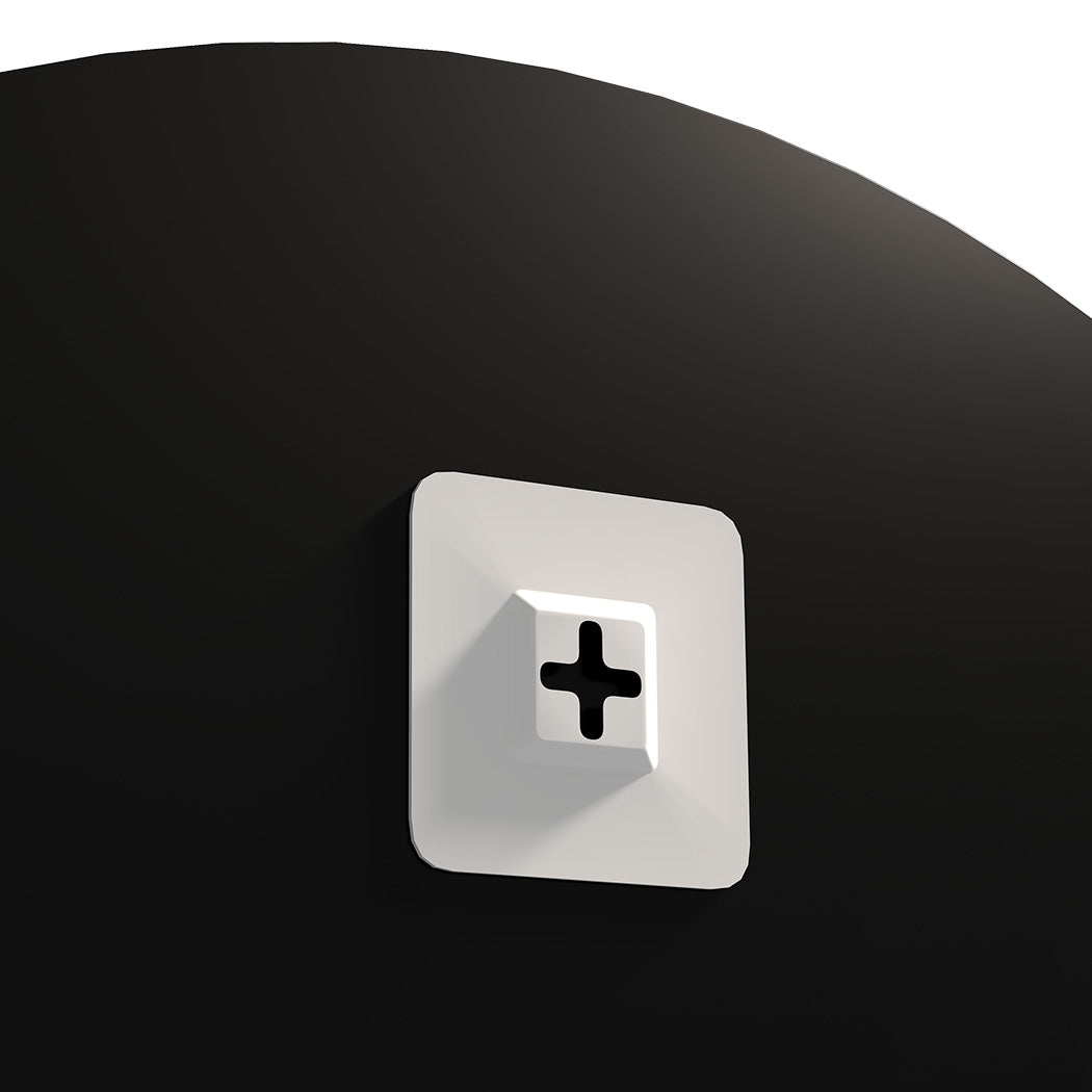 Yezi 50cm Round Wall Mirror Frameless Tempered Glass-1973193573570580483