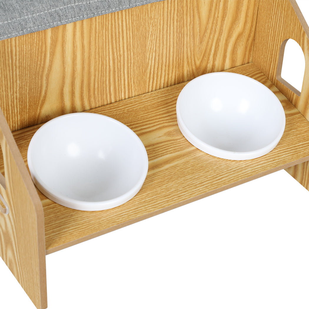 PaWz Wooden Pet House Cat Kennel Elevated-1919892827307905027