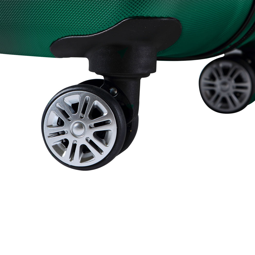 Slimbridge 28" Travel Luggage Suitcase Green-1954802639959101443