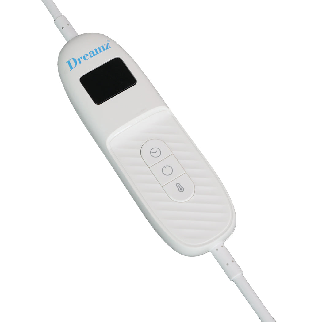 DreamZ Electric Throw Blanket Heated Timer Bedding Washable Warm Winter 160X130-1954802343618940931