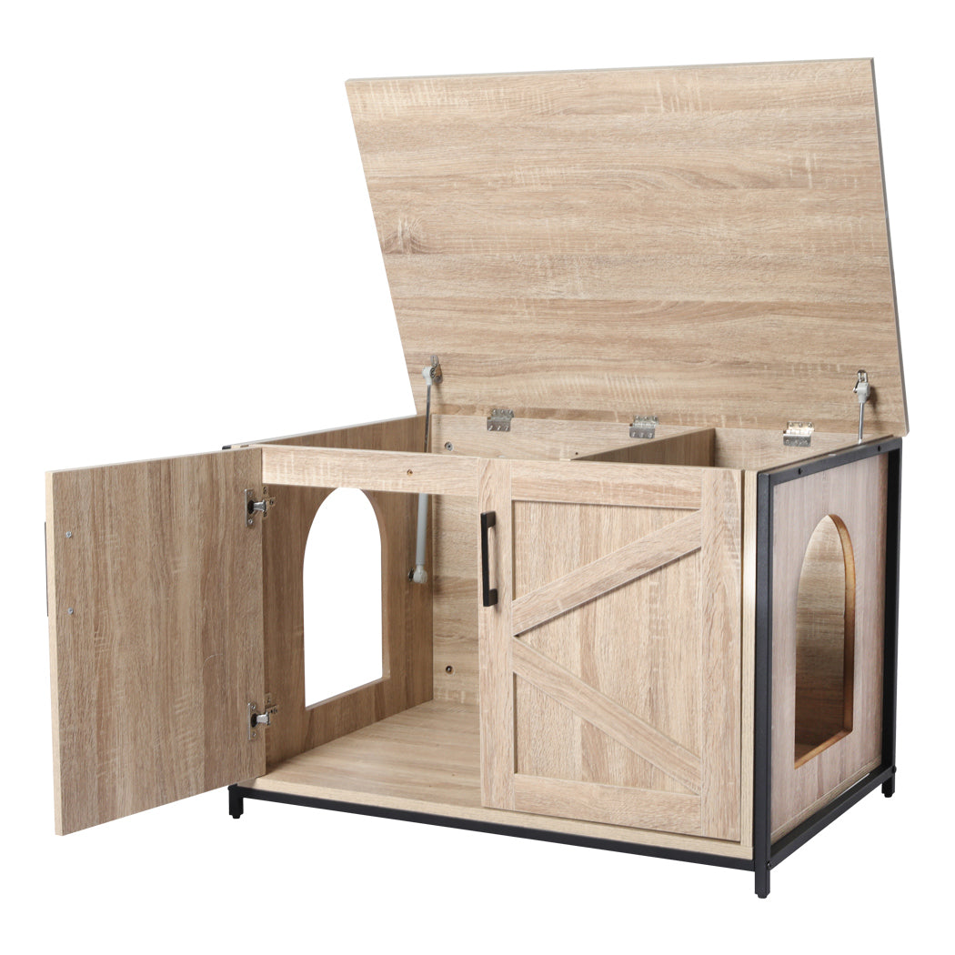 PaWz Enclosed Cat Litter Cabinet Box-1954802549446021123