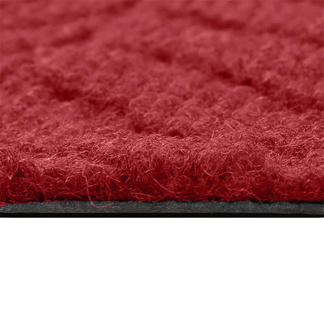 Marlow Extra Large Floor Rug Non Slip 90cm x 305cm Red-1954802463102078979
