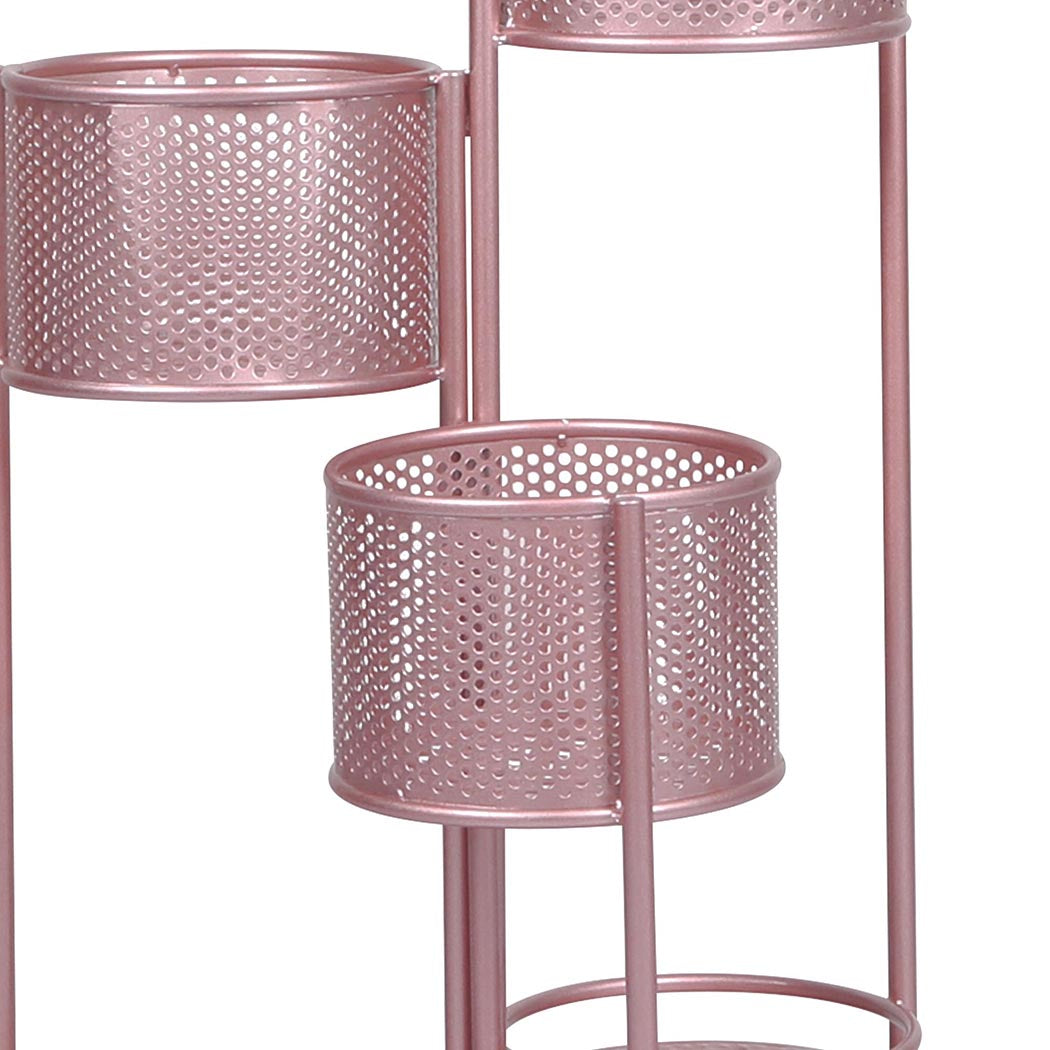 Levede 6 Tier Plant Stand Swivel Outdoor Rose Gold-1910112296231899139
