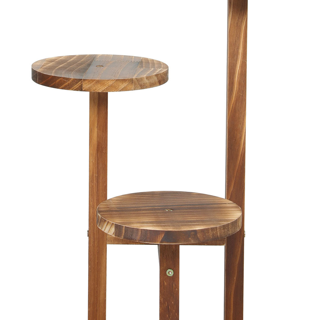 Levede 3-Tier Plant Stand Wood Wooden-1910112310941323267
