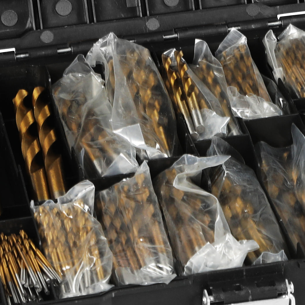 Traderight Drill Bits Set HSS 1mm-10mm-1910113112040804355