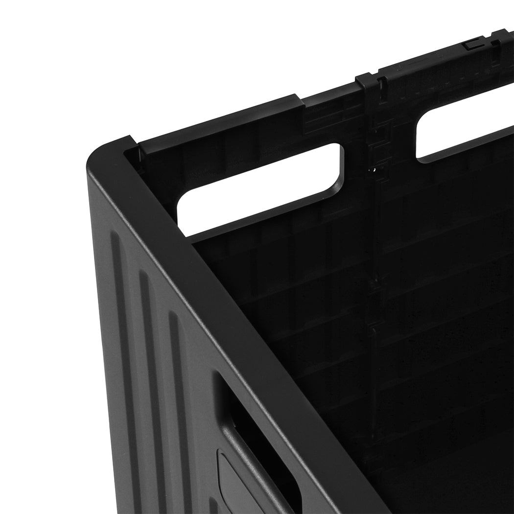 Folding Shopping Trolley Cart Portable Black-1954802609630089219