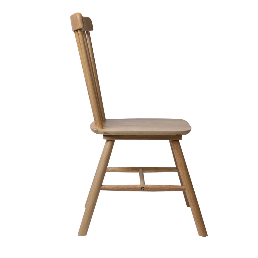 Levede 8x Dining Chairs Kitchen Windor Oak-1973193553765076995