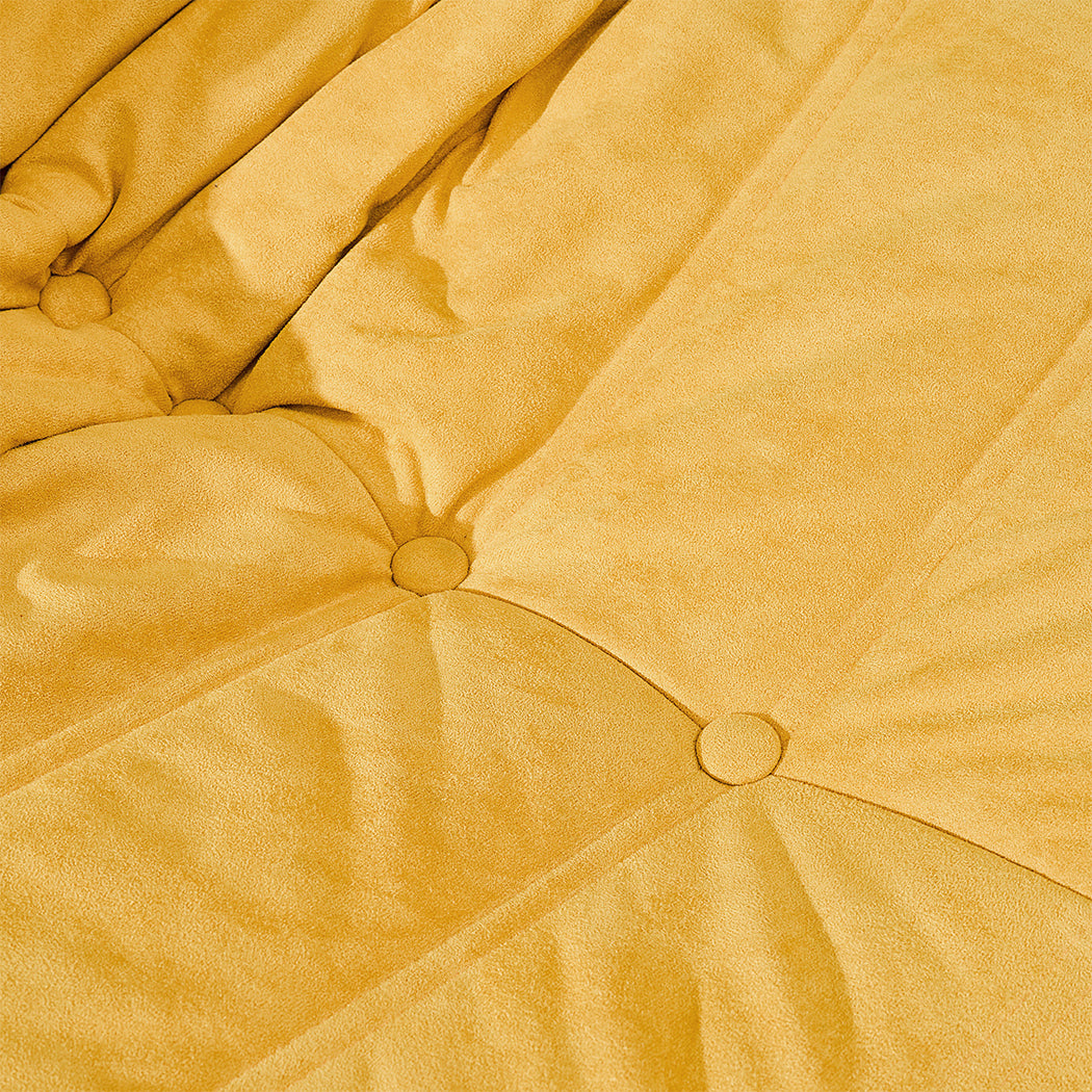 Levede Kids Floor Chair Foam Sofa Replica Single Lazy Recliner Children Couch-1954802347230236675