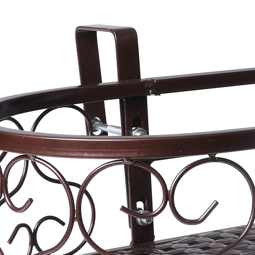 Levede Plant Stand Outdoor Indoor Home Bronze Oval-1910112296944930819