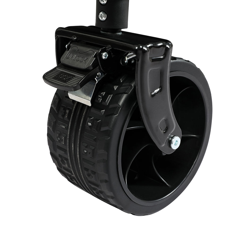 Lambu Folding Wagon Cart Double Shelves-1954802442352857091