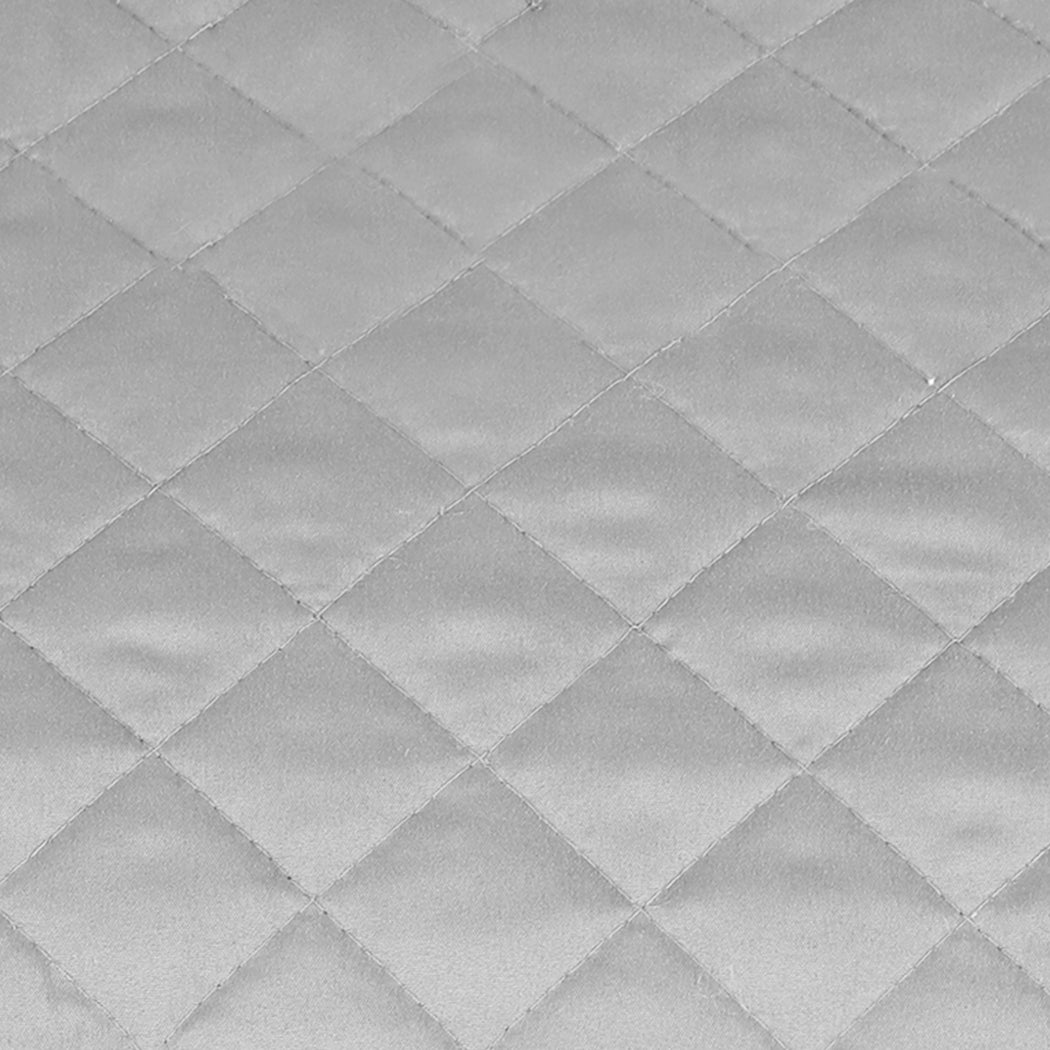 DreamZ Bedspread Coverlet Set Quilted Grey Queen-1919892936250757123