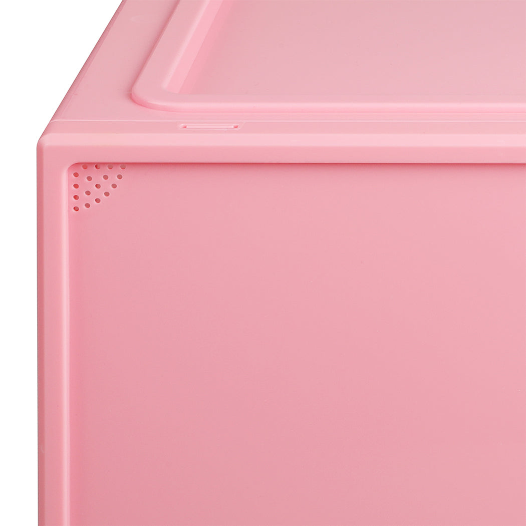 Stacked Sneaker Display Case 6x Shoe Pink-1954802602449440771