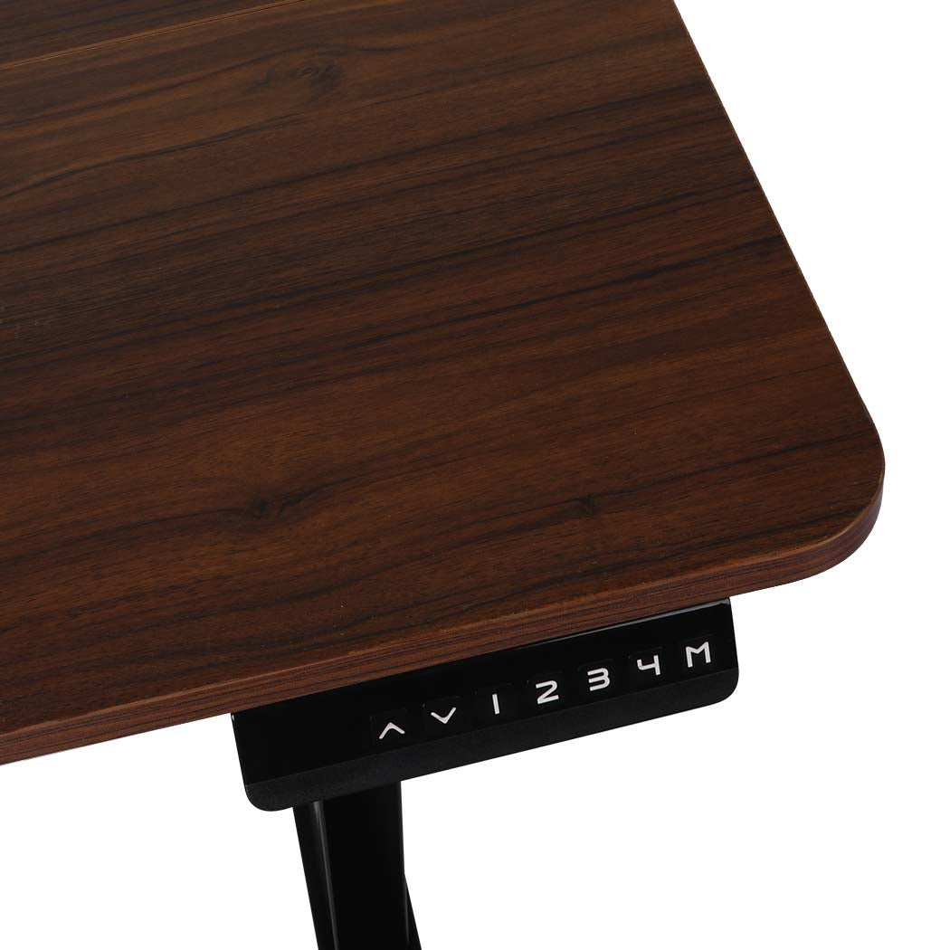 Levede Standing Desk Motorised Height Wooden-1919892936930234371