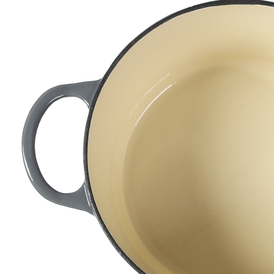 TOQUE 4L Enamel Dutch Oven Pot in Black Colour-1954802795576168451