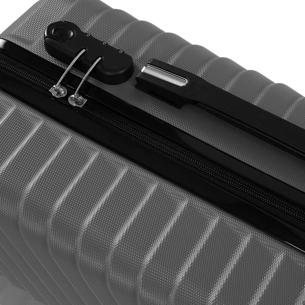 Slimbridge 20" Carry On Travel Luggage Grey 20 inch-1954802807165030405