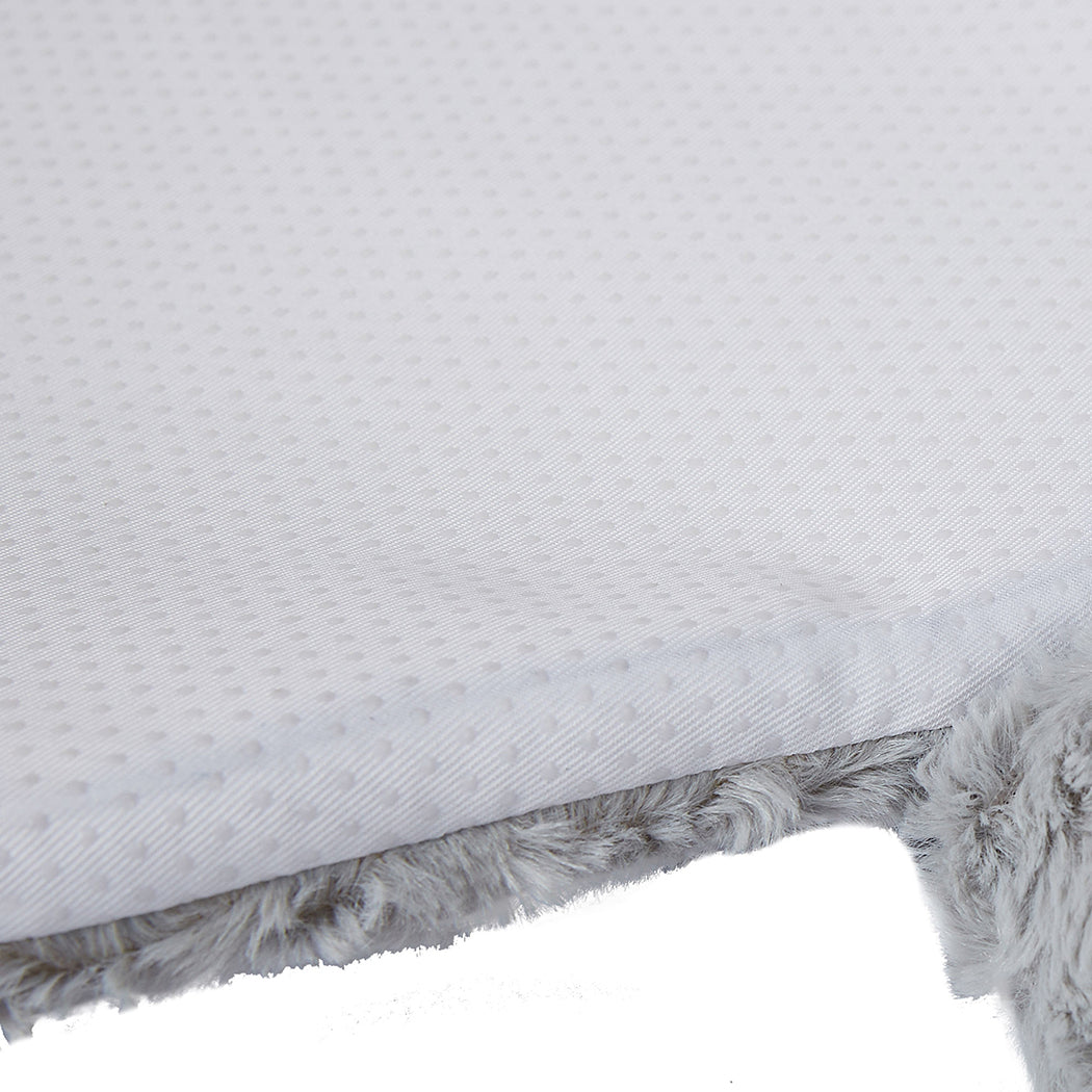 PaWz Pet Bed Cat Calming Bed Dog Squeaky M Grey Medium-1954802525504933892