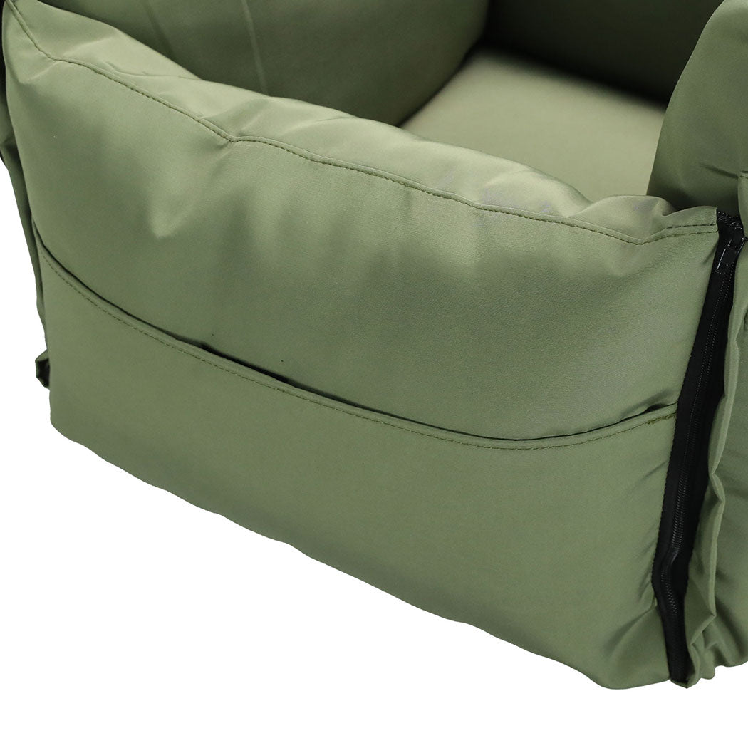 PaWz Dog Car Seat Booster Belt Green-1954802576209874948