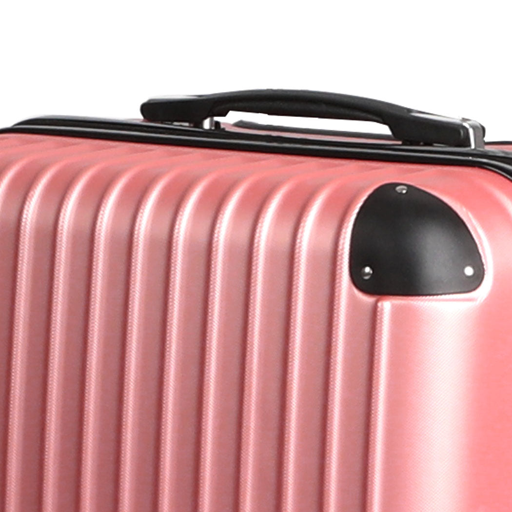 Slimbridge 28" Travel Luggage Suitcase Rose Gold-1954802640160428036