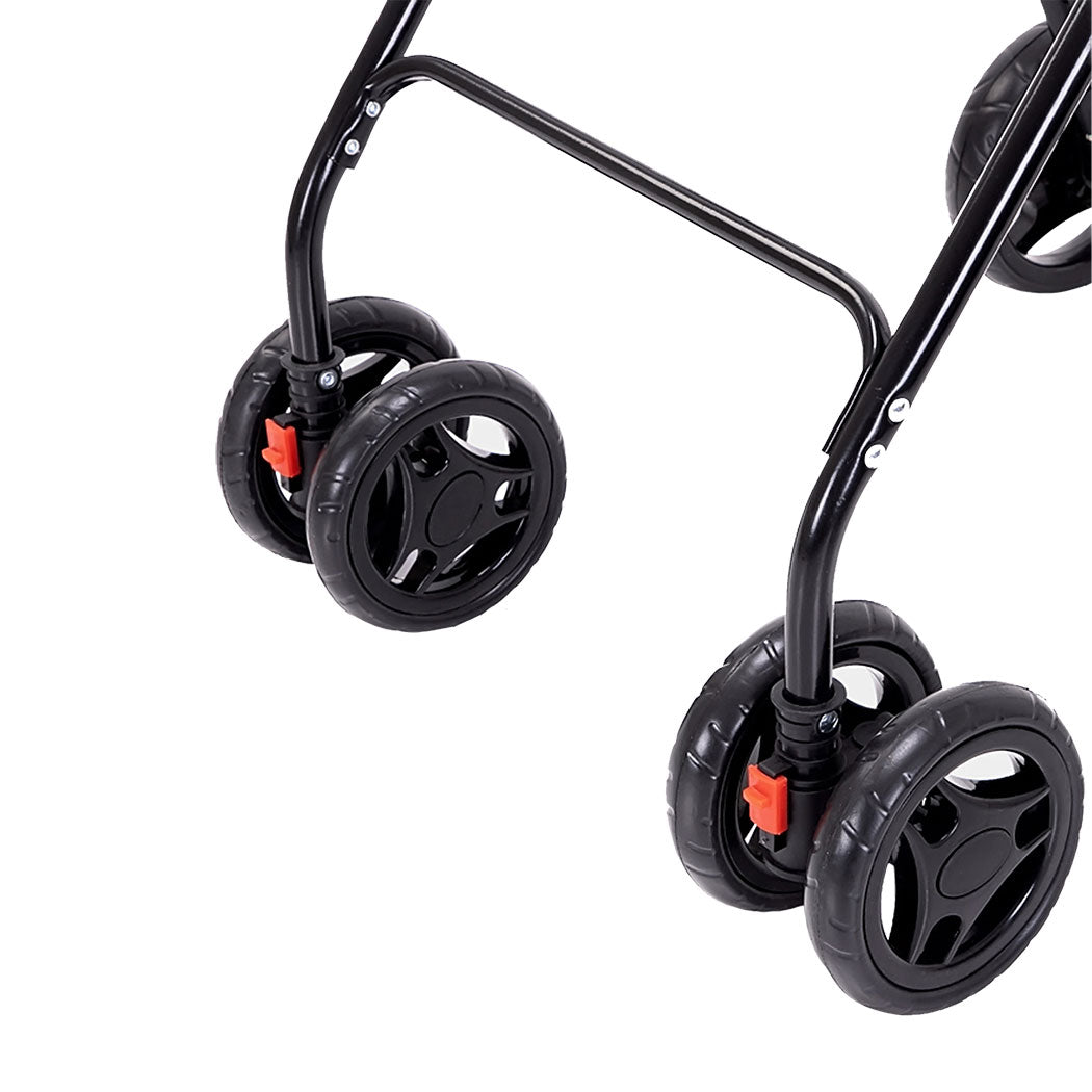 PaWz Two-tier Pet Stroller Double Dog-1954802607990116356