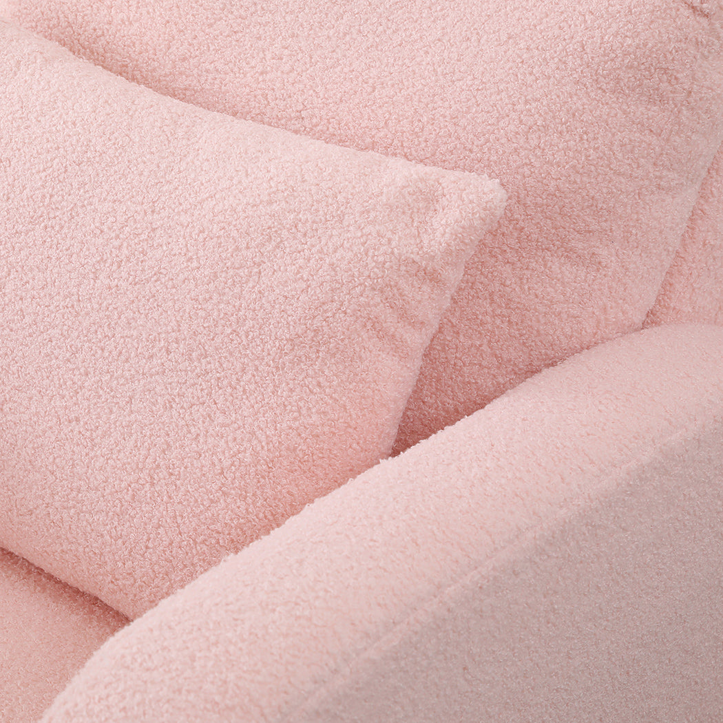 Levede Rocking Chair Ottoman Footrest With Side Pocket-1954802459775995908