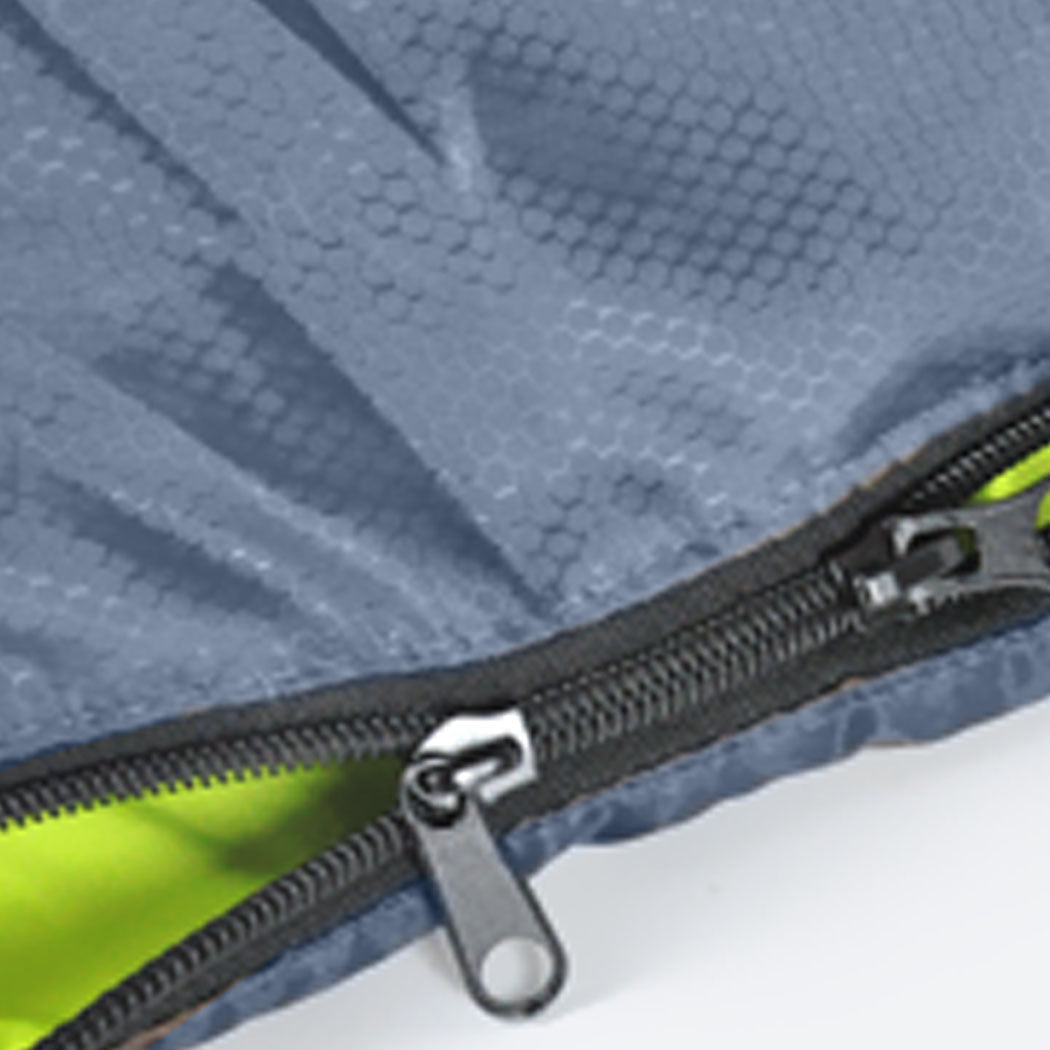 Mountview Double Sleeping Bag Bags Outdoor Grey-1954802649656332292