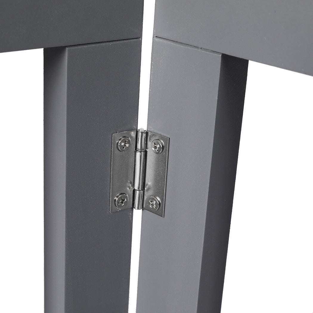 PaWz Wooden Pet Gate Dog Fence Safety Grey 100 Pack-1954802529569214468