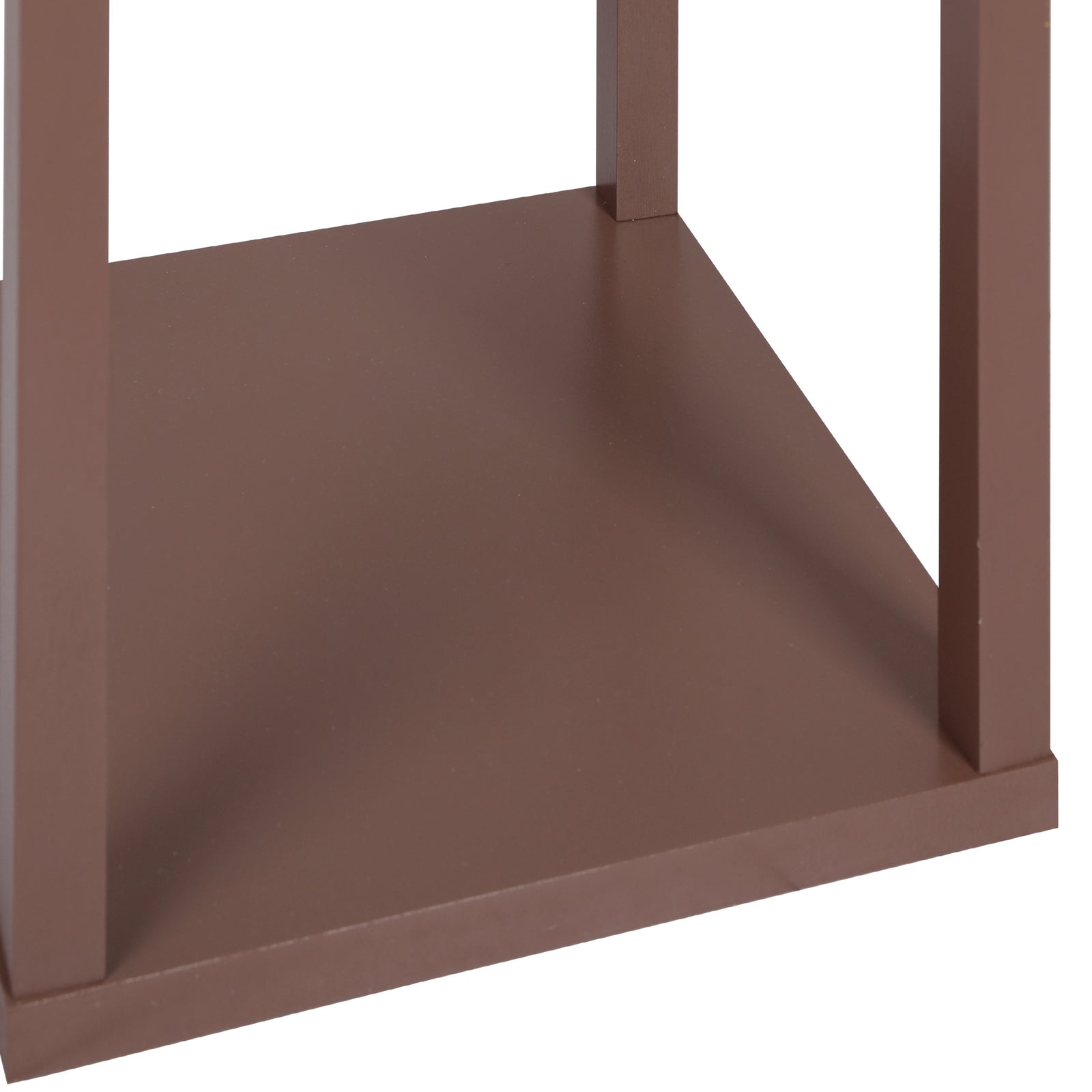 EMITTO LED Floor Lamp with Storage Shelf Brown-1954802834549641220