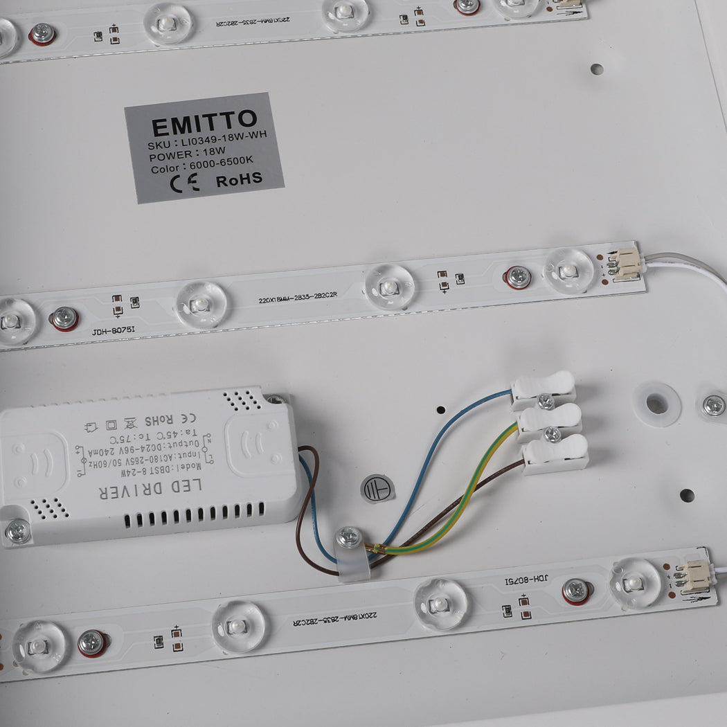 EMITTO Ultra-Thin 5CM LED Ceiling Down 18W White-1954802823040471044