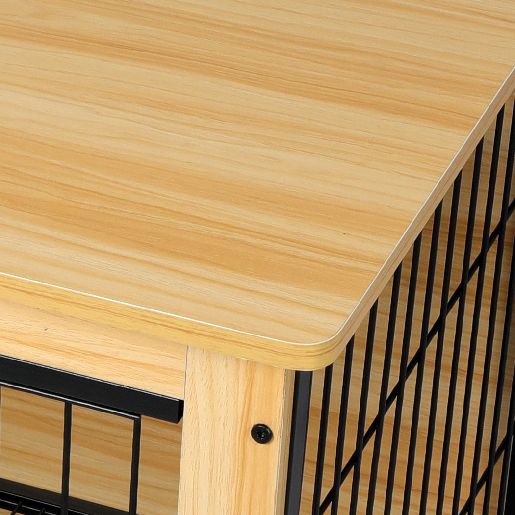 PaWz Wooden Wire Dog Kennel Side End XXL XX-Large-1954802558983868420