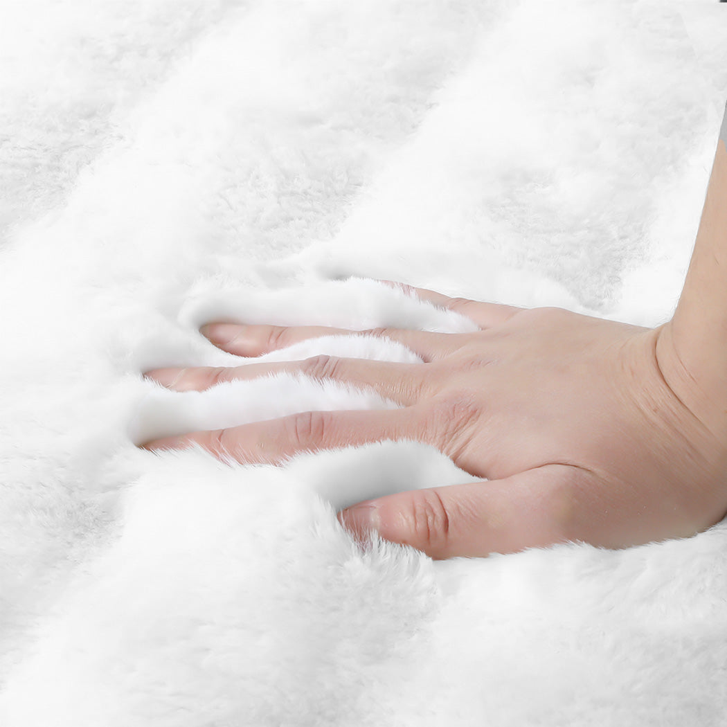 Marlow Area rug large Shaggy Faux Rabbit Fur 120x160CM-1954802472174358532