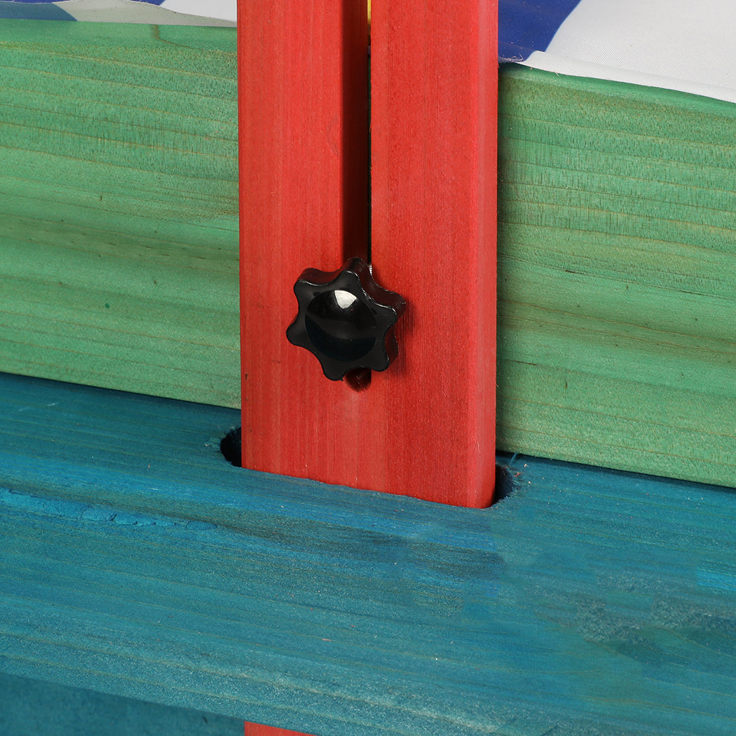 Bopeep Kids Wooden Sandbox 120X120CM-1954802417065398276