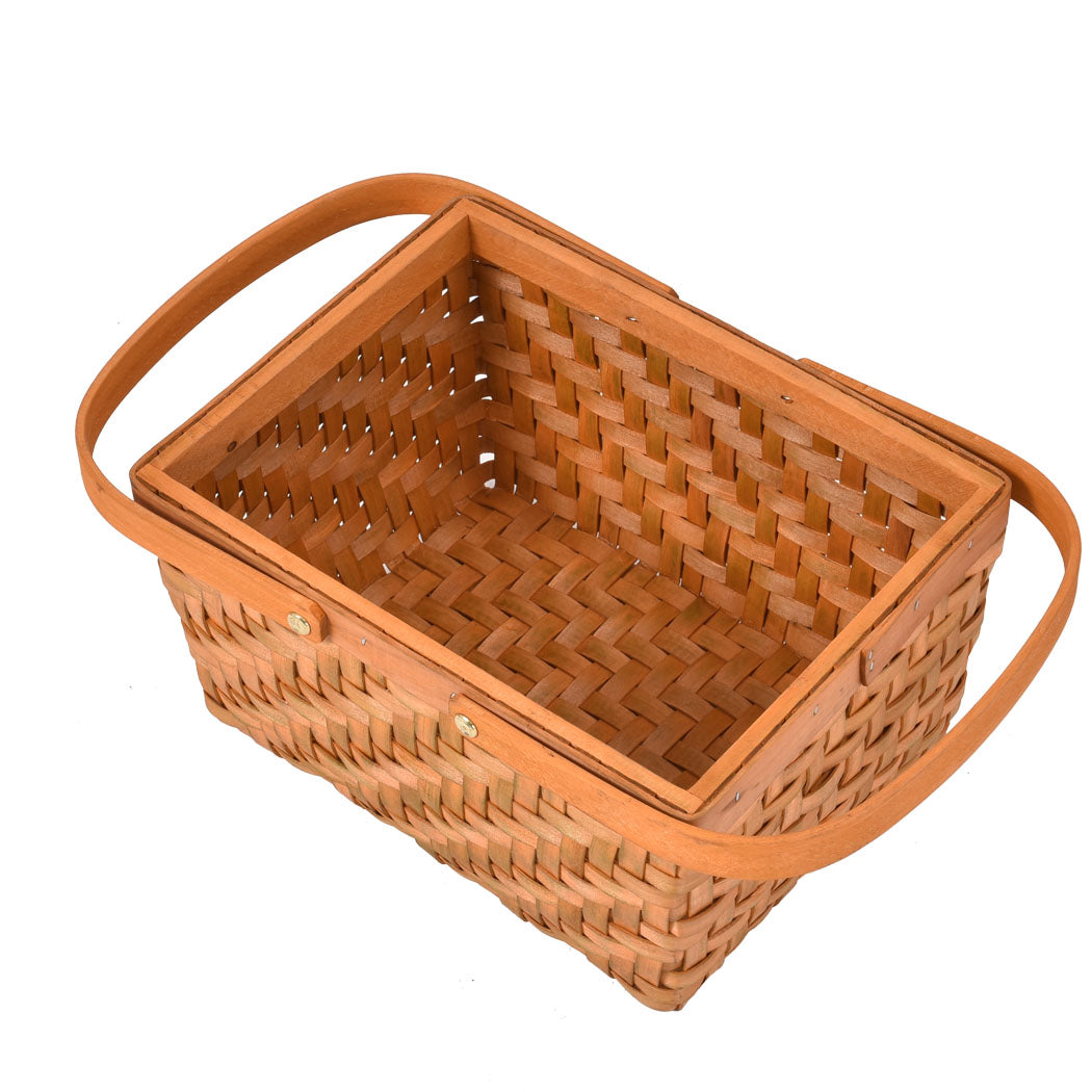 Picnic Basket Baskets Outdoor Deluxe-1954802337067438084