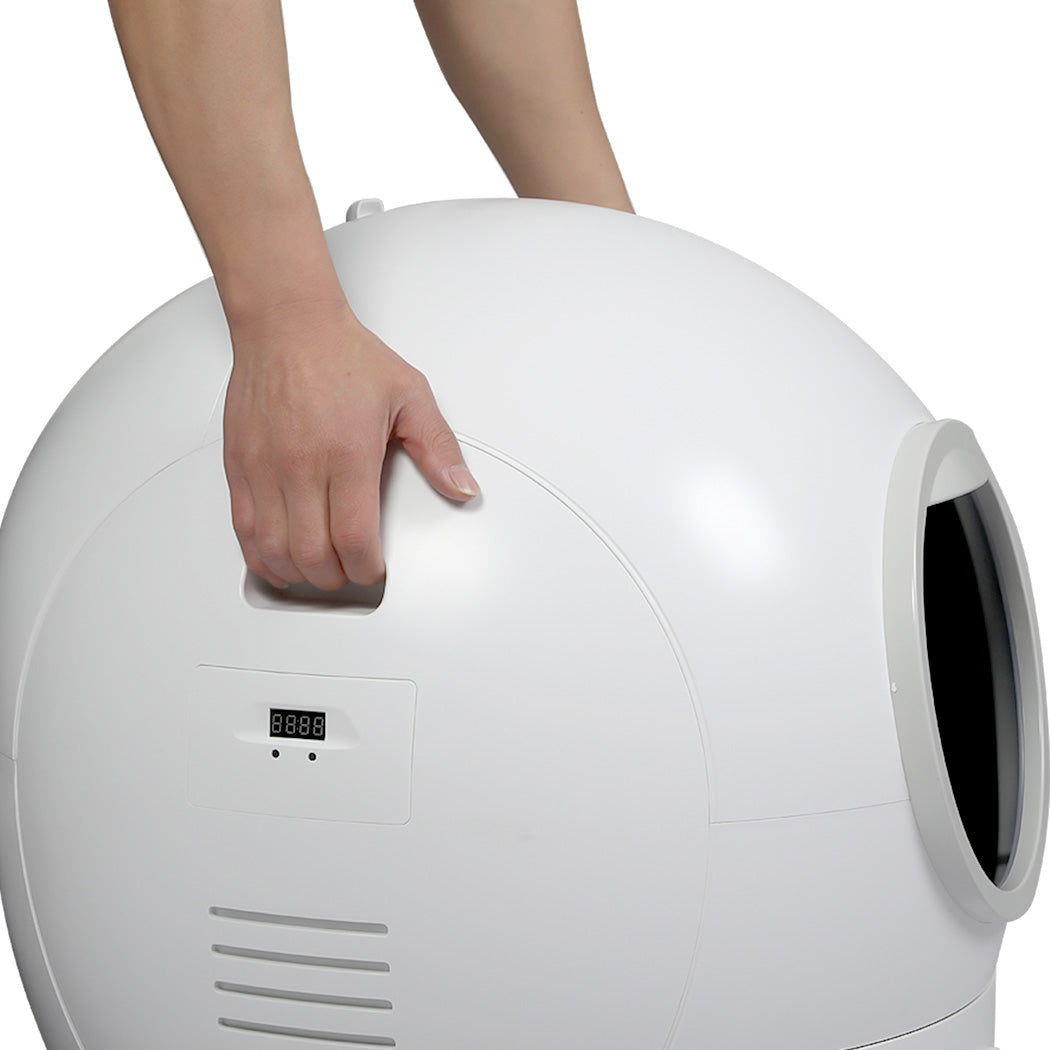 Pawz Self Cleaning Cat Litter Box Large Enclosed Toilet-1973193538569113604