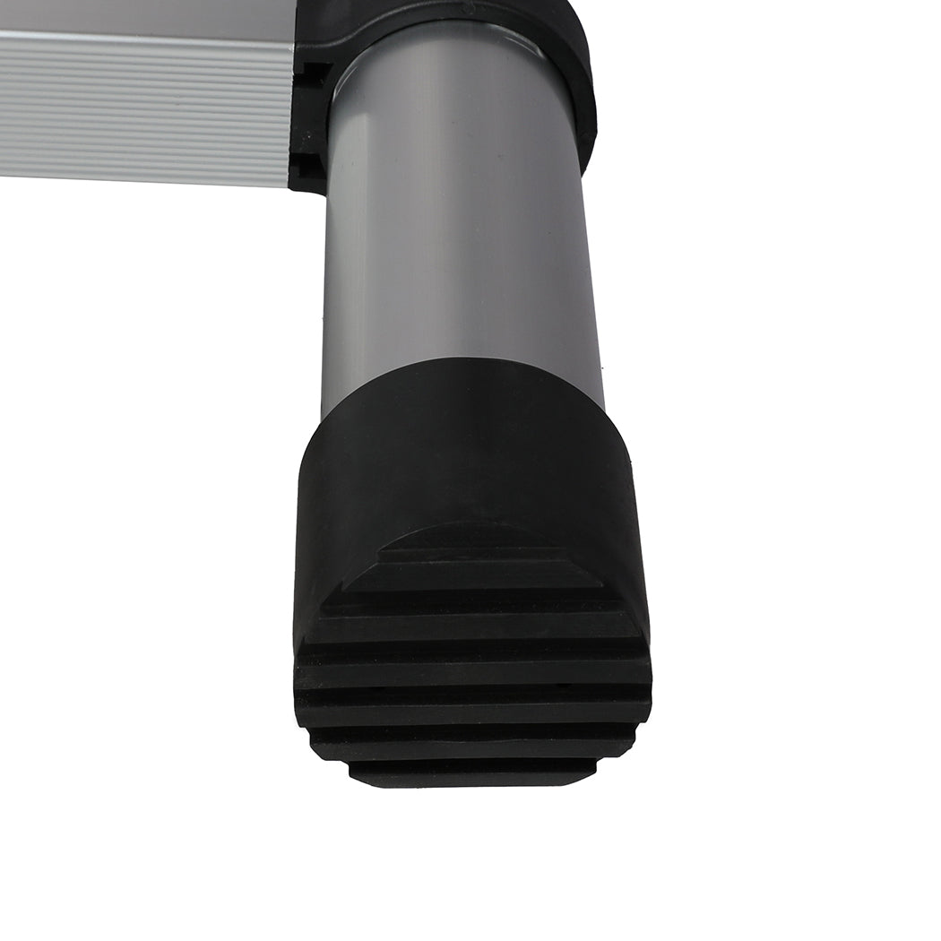 Traderight Multipurpose Ladder Telescopic 2.6M Silver 2.6 Meter-1954802733244616708