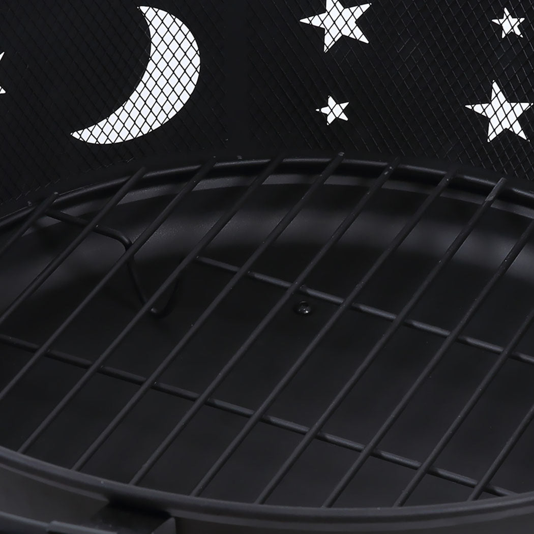 Fire Pit BBQ Grill Pits Outdoor Fireplace-1954802506005614596