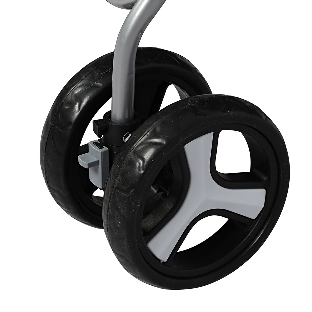 PaWz Pet Stroller 2-Tier Dog Cat Carrier Foldable-1954802608174665732