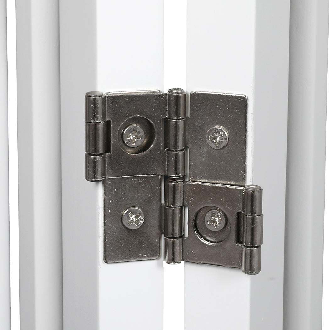 PaWz Wooden Pet Gate Dog Fence Safety White 10 Pack-1954802529925730308