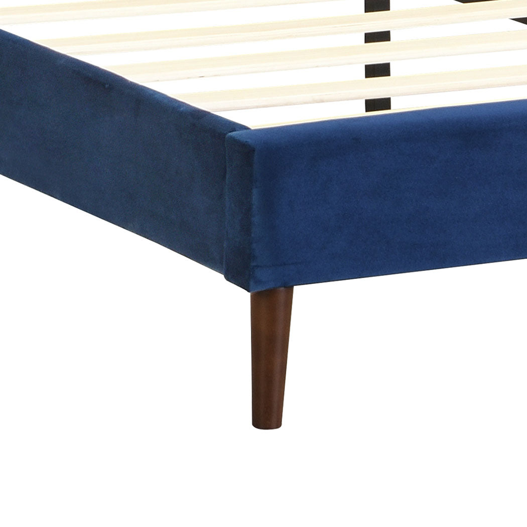 Levede Velvet Bed Frame Double Size-1919892912179646468