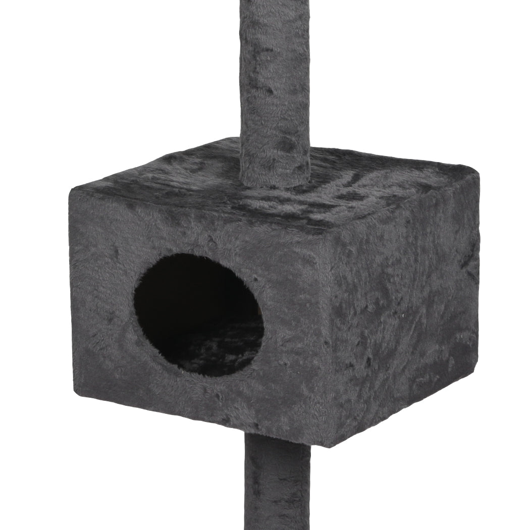 PaWz Cat Scratching Post Tree Condo Grey-1954802542730940420
