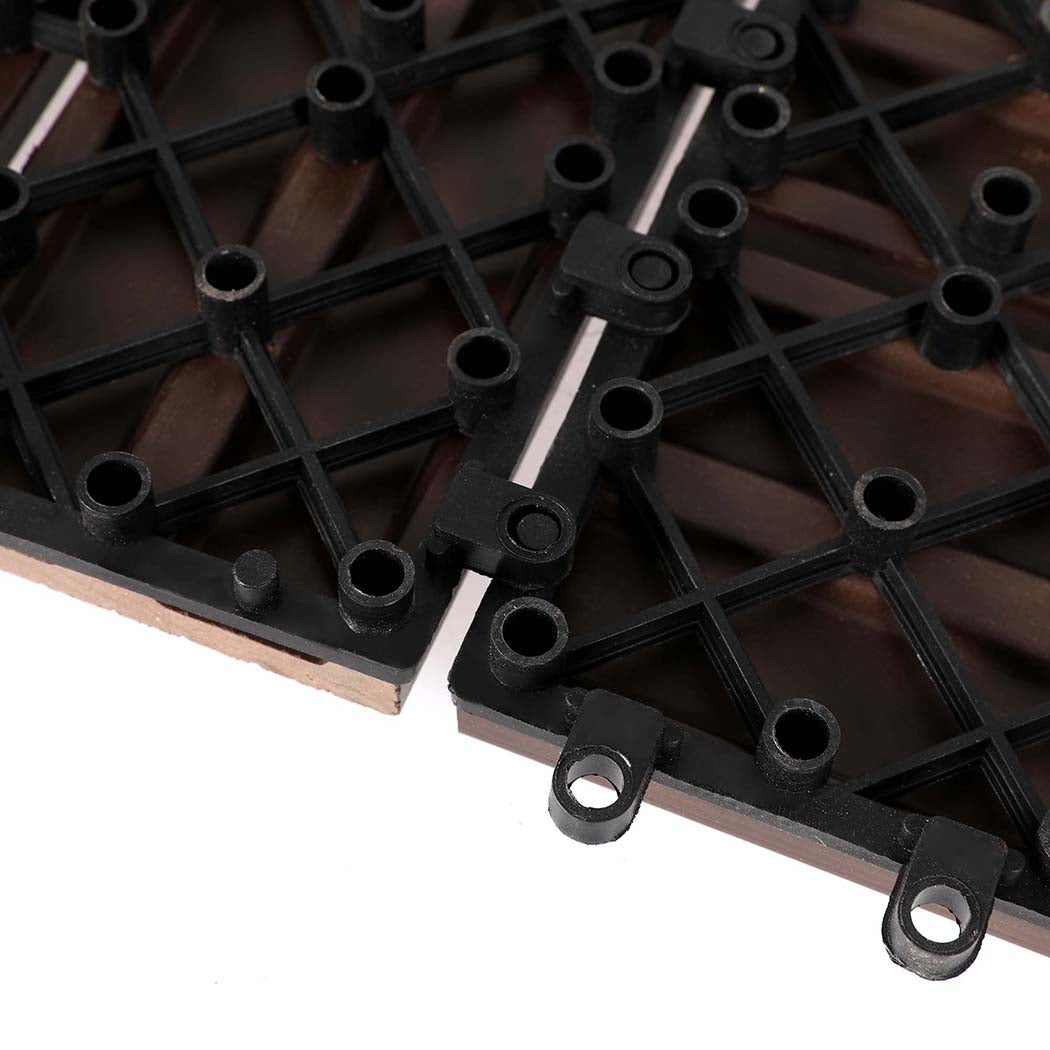 Marlow x10 Floor Tiles Plastic Decking Coffee-1954802596321562628