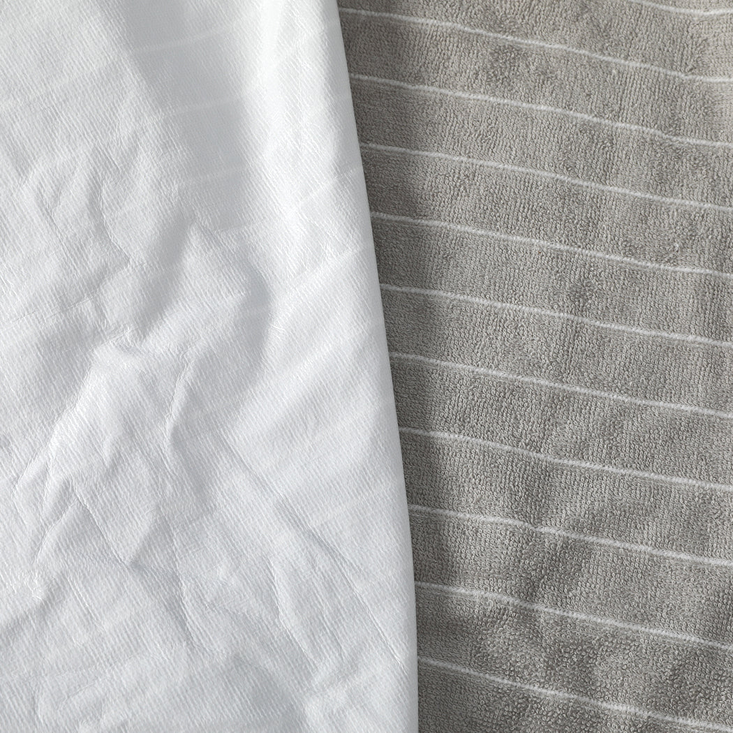 Dreamz Double Mattress Protector Pillowcases Double Grey-1954802846285303812