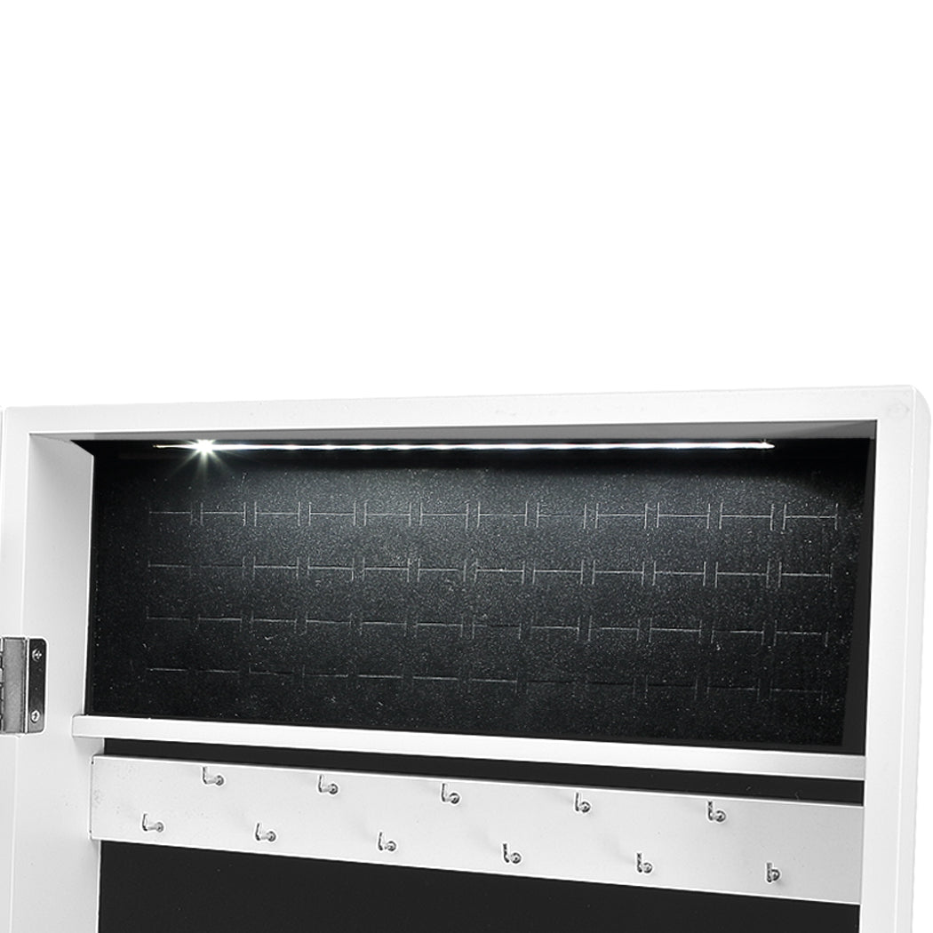 Levede Mirror Jewellery Cabinet Storage-1917016723144445956