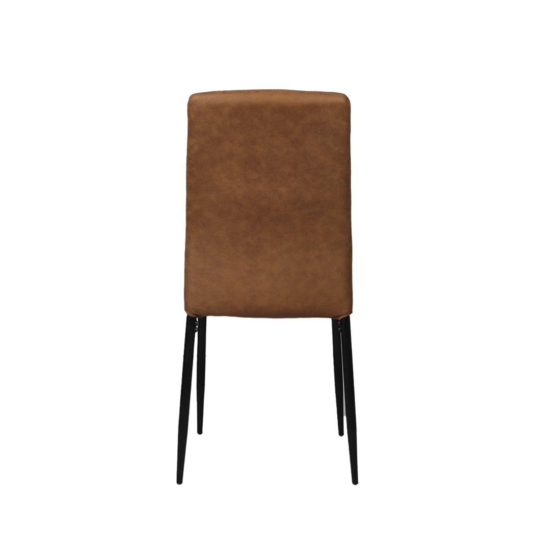 Levede 2x Dining Chairs Leathaire Kitchen-1910113295172505604