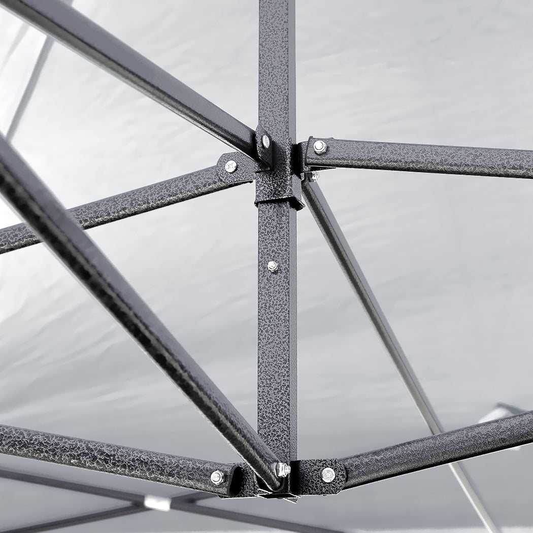 Mountview Gazebo Tent 3x6 Outdoor Marquee Black-1910112337239609348