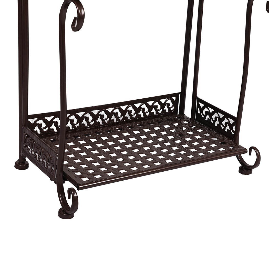 Levede Plant Stand 3 Tiers Outdoor Indoor Bronze-1910112300719804420
