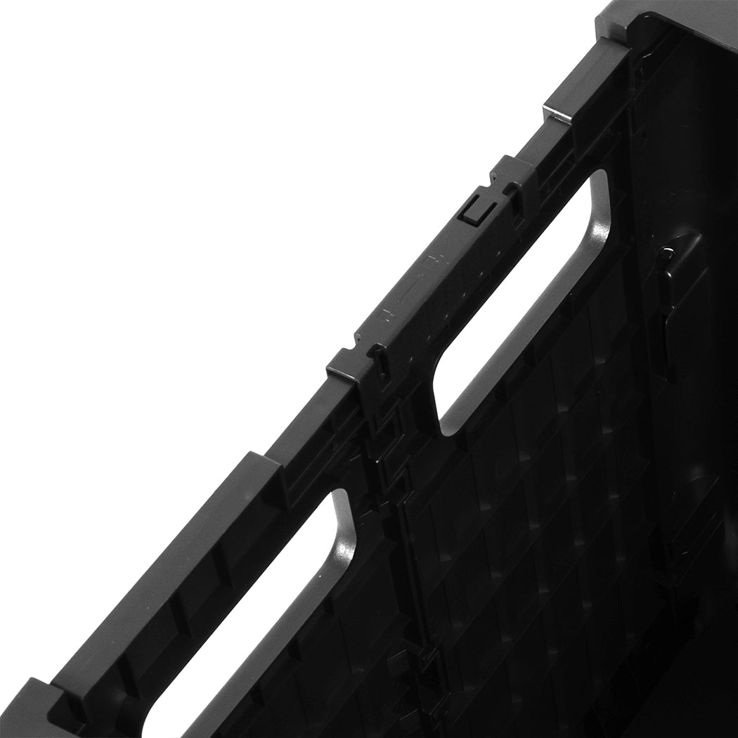 Folding Shopping Trolley Cart Portable Black-1954802609630089220