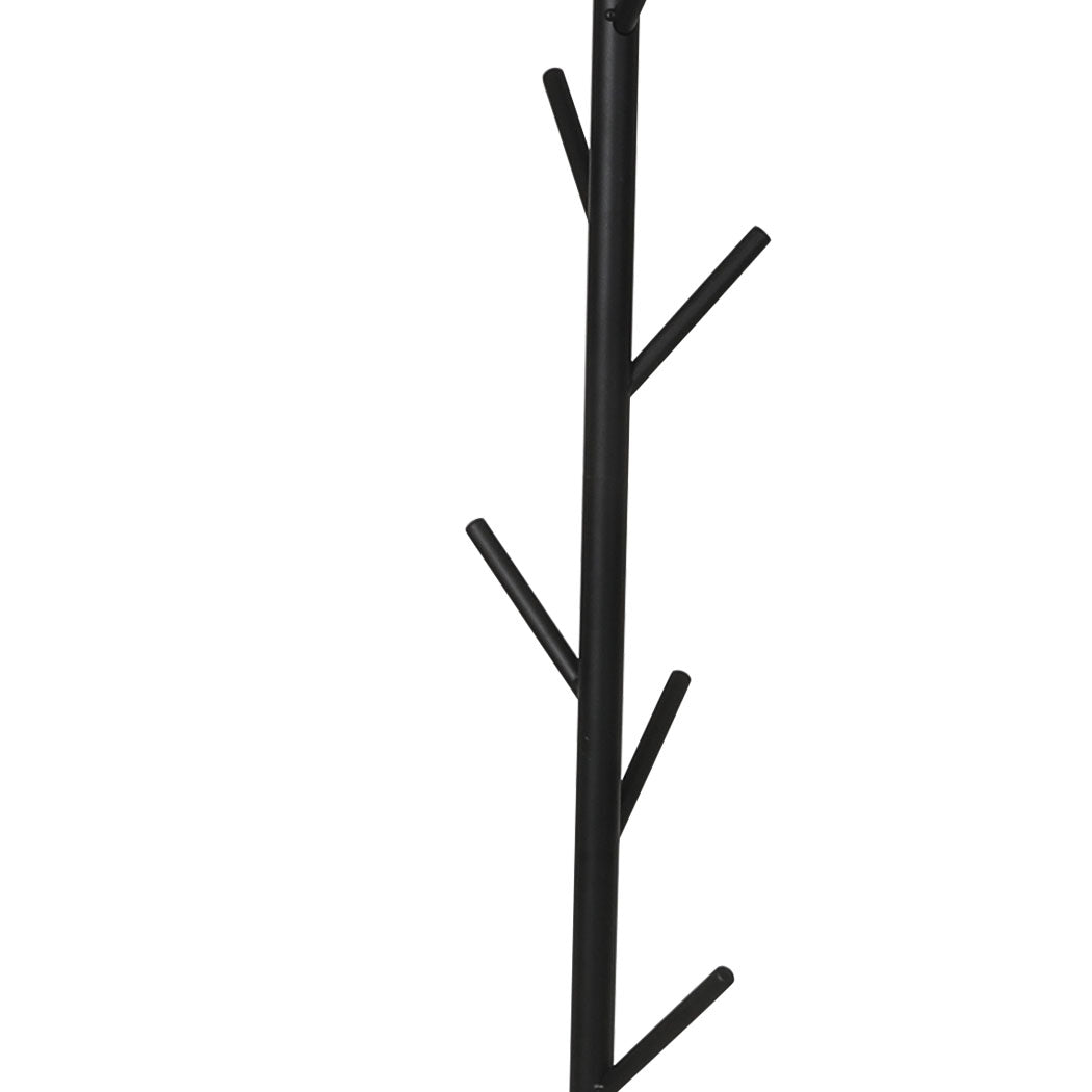 Levede Coat Rack Hat Clothes Stand Hanger Black-1954803009628278789