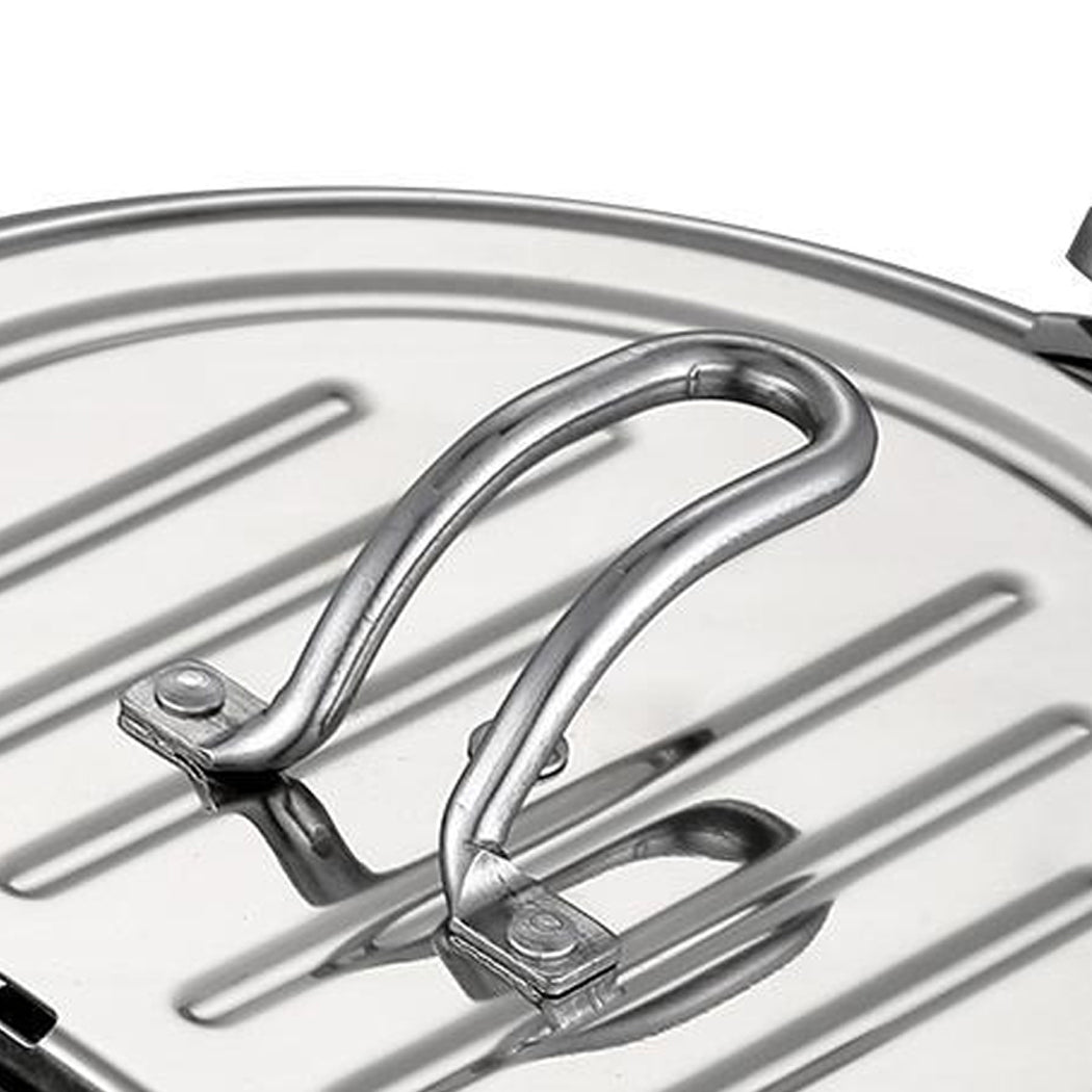 TOQUE 24cm Japanese Deep Frying Pan Silver-1954802792858259461