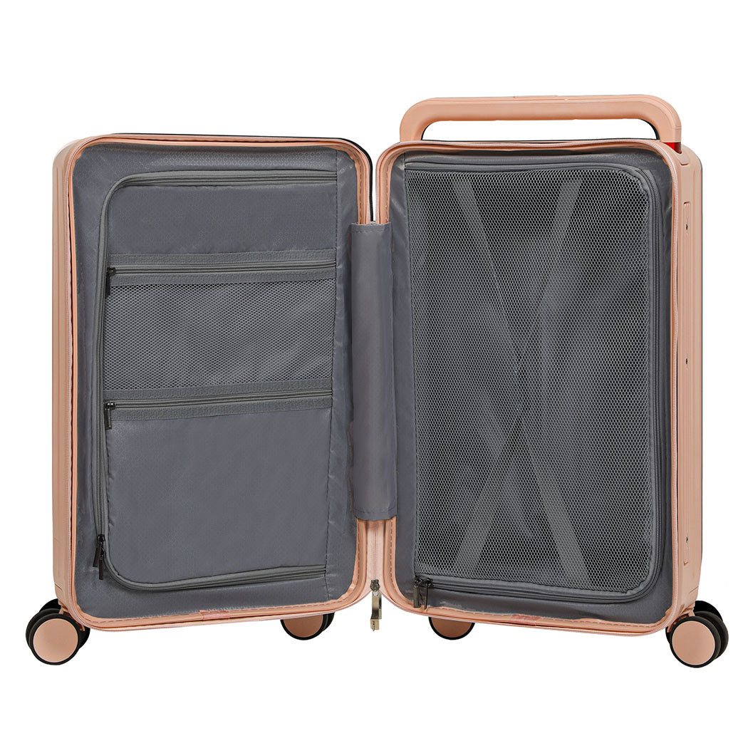 Slimbridge 26" Luggage Wide Handle Hard Case Pink-1954802420731219973