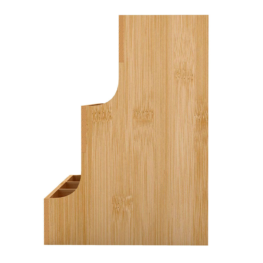 Toque Vertical Bamboo Tea Organizer Holds 180 Tea Bags-1973193601324290053